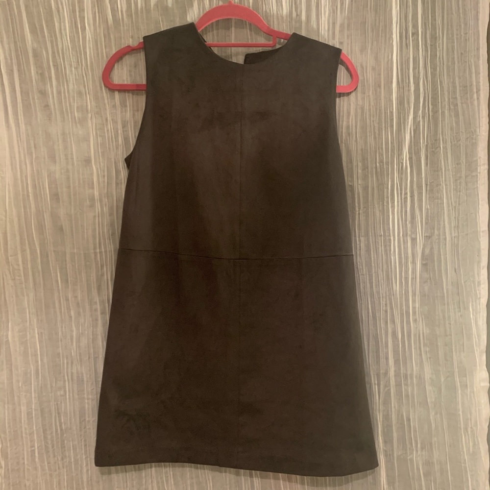 Faux Suede mini dress